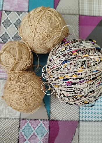 Bohem Tarzda El İşi İplik Topları - Görsel 3