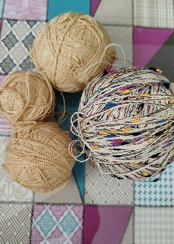 Bohem Tarzda El İşi İplik Topları - Görsel 2