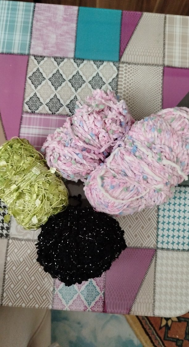 Renkli Bohem El İşi İplik Seti - Görsel 2