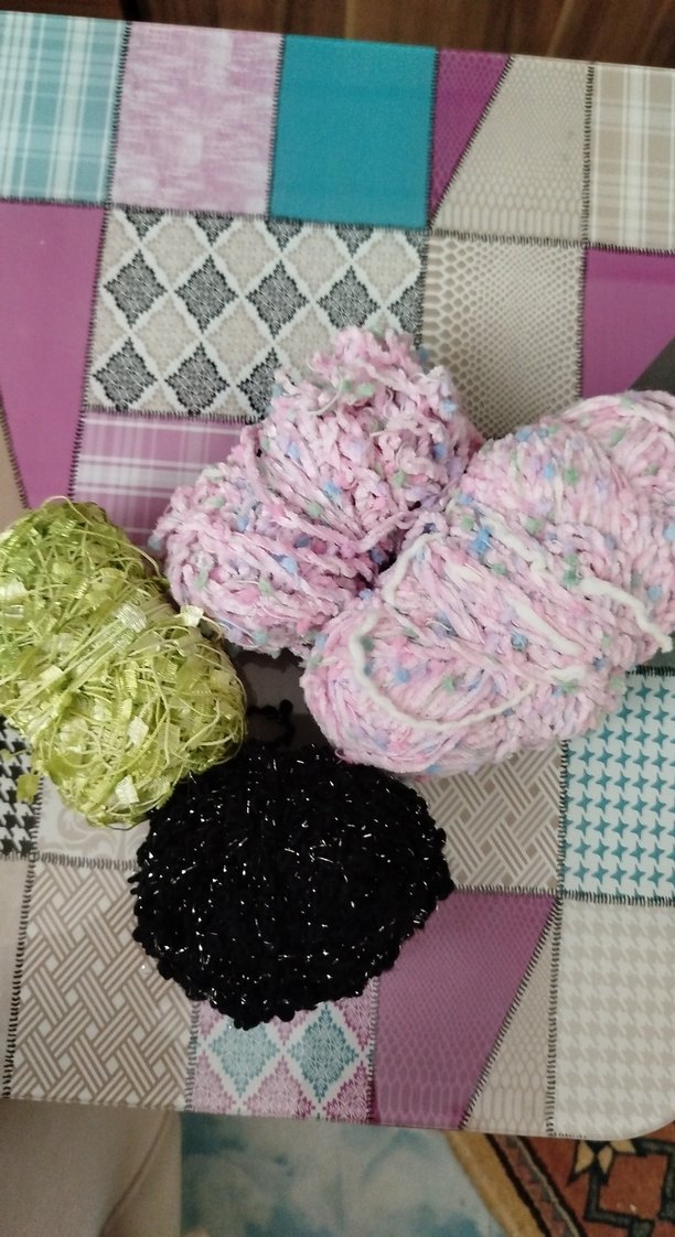 Renkli Bohem El İşi İplik Seti - Görsel 4