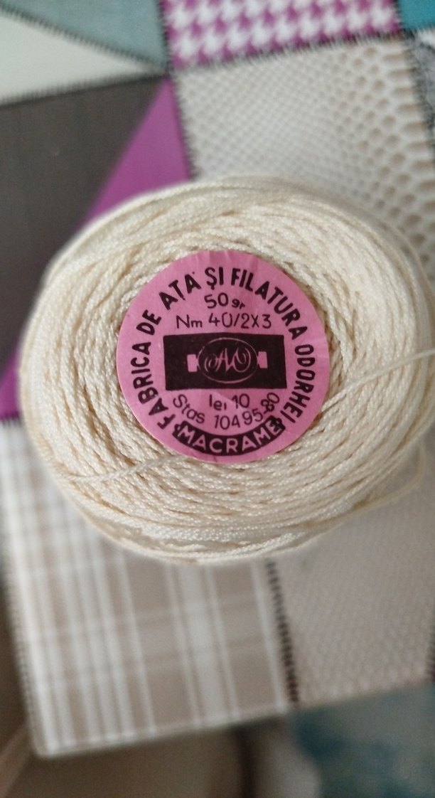 dantel İpi - 50 gr Doğal Renk - Görsel 3