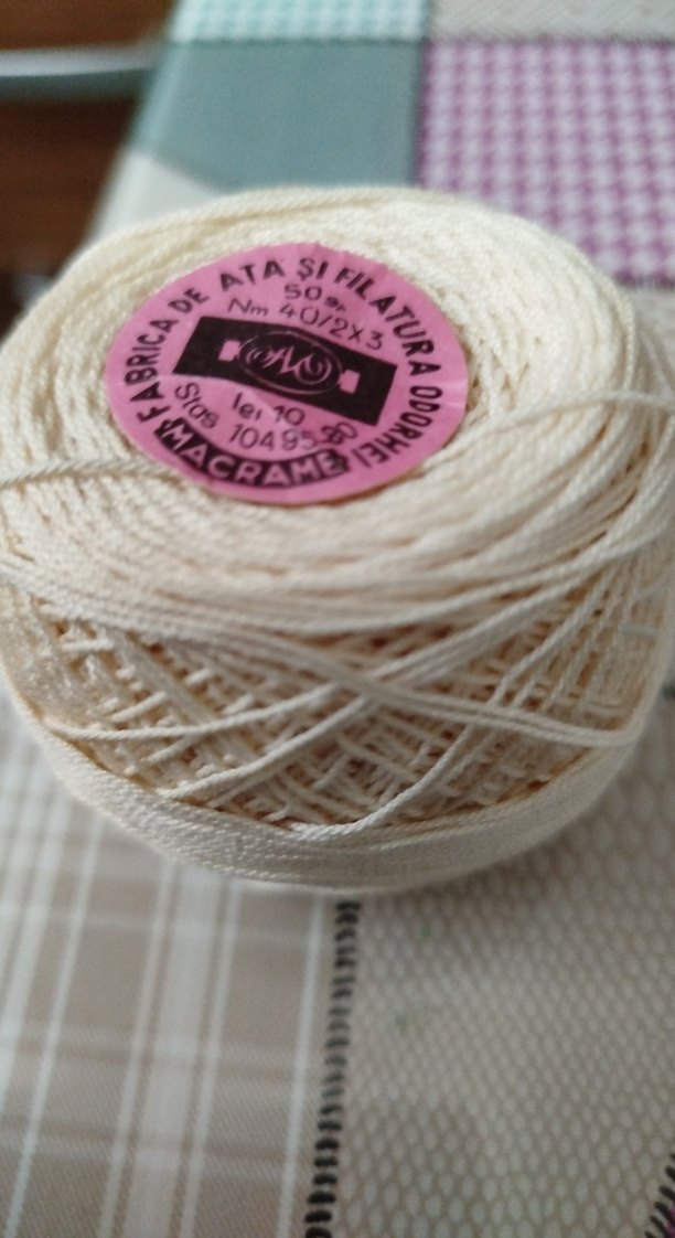 dantel İpi - 50 gr Doğal Renk - Görsel 4