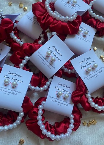 Bordo Boncuklu Bohem Gelin Bilekliği - Görsel 2