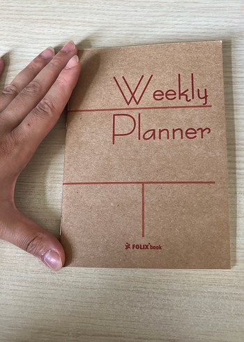 Beden Renk Haftalık Planlayıcı Defter küçük boy