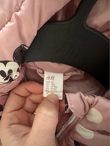 12-18 Ay Beden HM kız çocuk mont