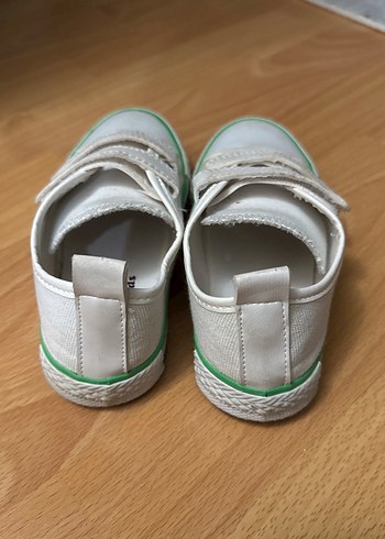 Erkek Çocuk Beyaz Cırt Cırtlı Spor Ayakkabı - Görsel 3