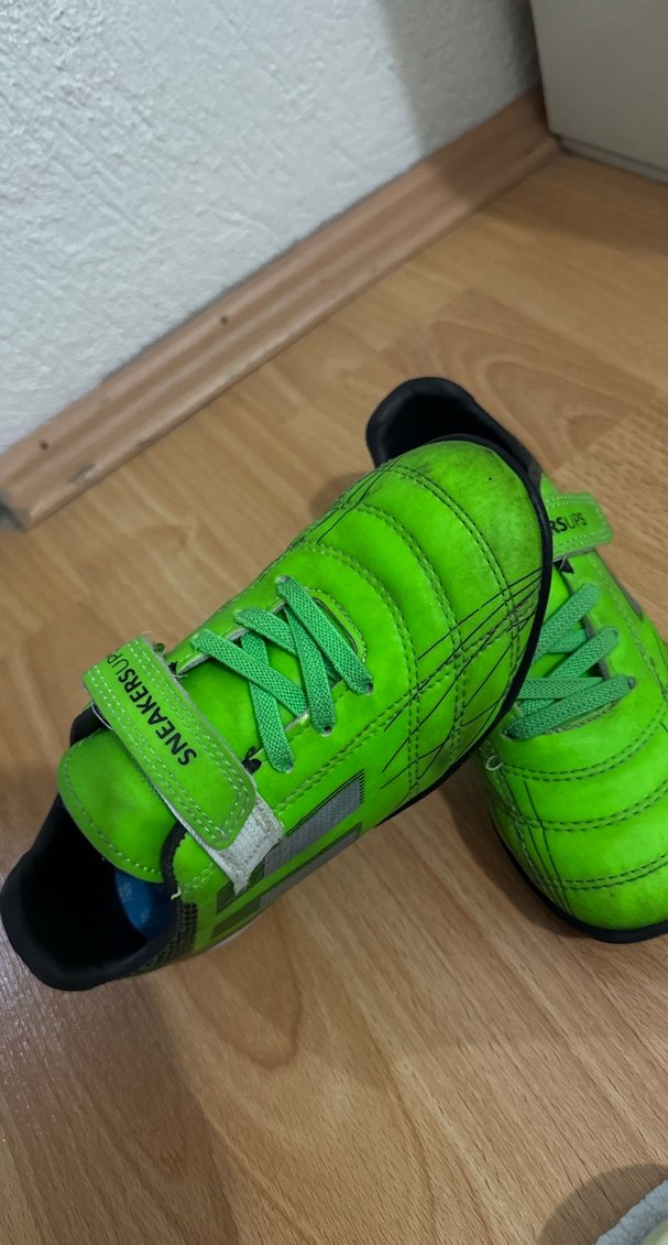 Yeşil Erkek Çocuk Spor Ayakkabı Velcro - Görsel 2