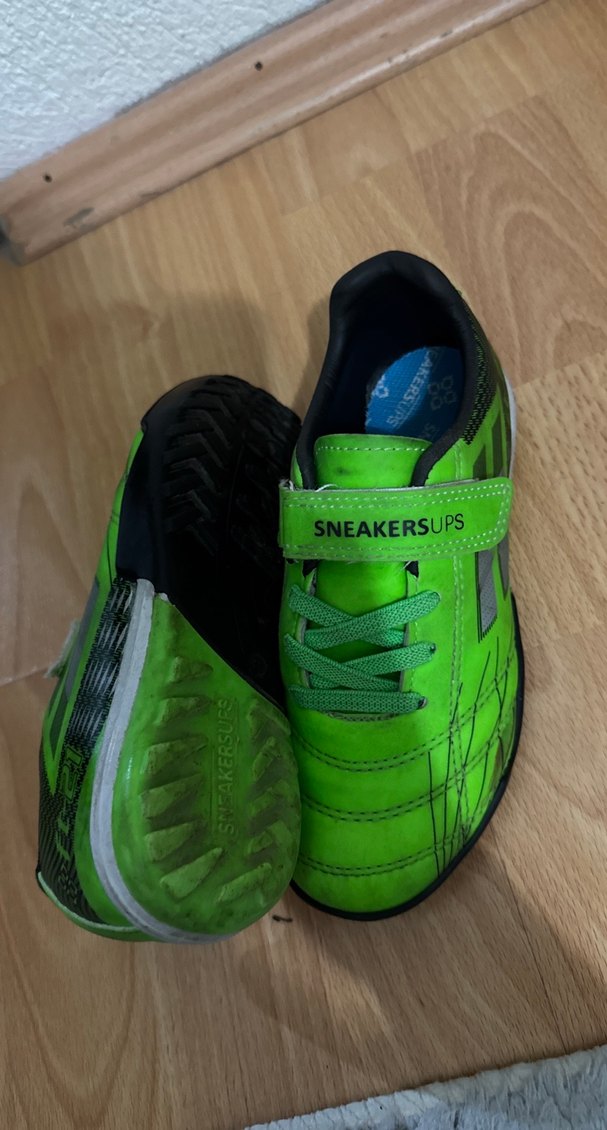 Yeşil Erkek Çocuk Spor Ayakkabı Velcro - Görsel 3