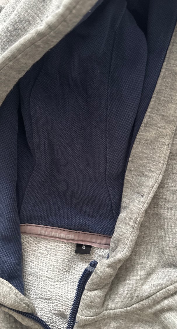 Erkek Çocuk Gri Kapüşonlu Fermuarlı Hummel Ceket - Görsel 2