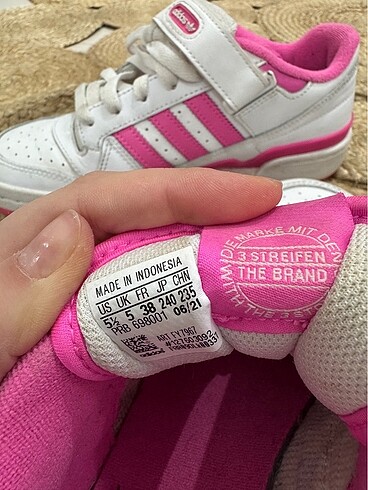 38 Beden pembe Renk Pembe adidas low