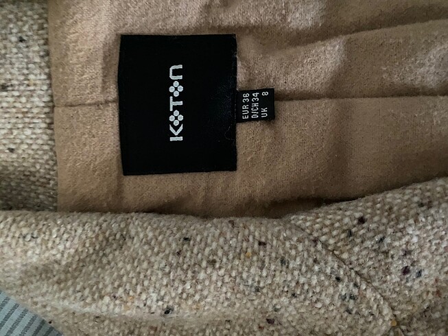 s Beden camel Renk Yün kaban
