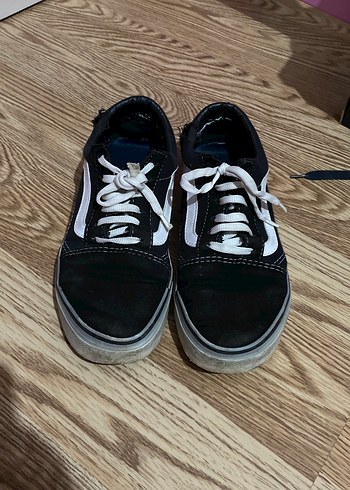 Siyah Vans Kadın Spor Ayakkabı