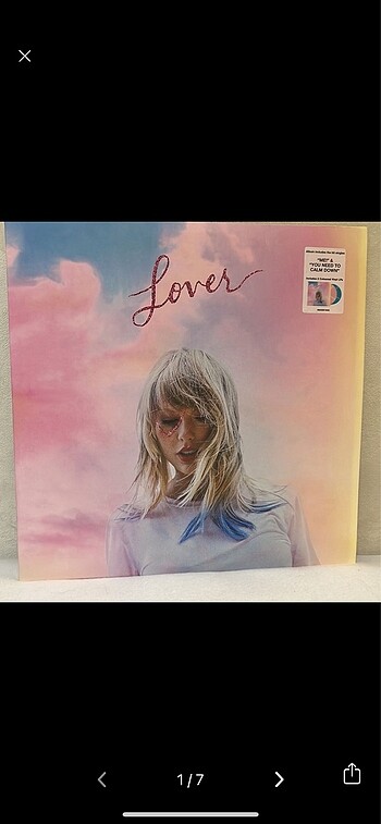 Taylor Swift Lover (Colored Vinyl) - Plak