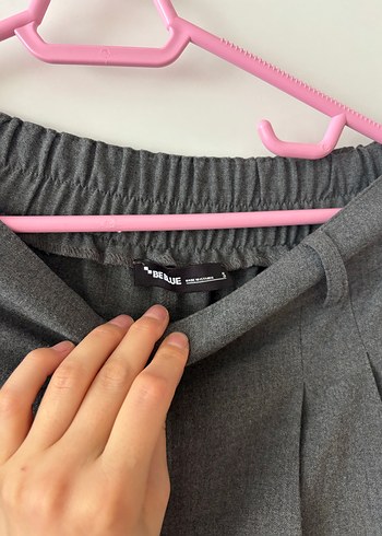 Gri Düğmeli Kadın Ofis Gömleği - Görsel 7