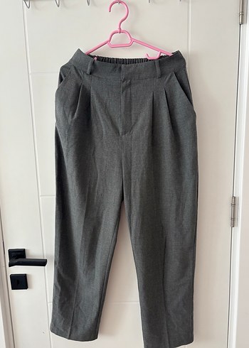 Gri Düğmeli Kadın Ofis Gömleği - Görsel 6