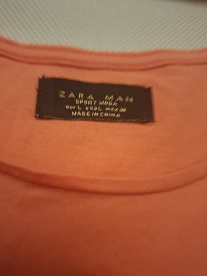 turuncu Baskılı erkek Tişörtü - Görsel 3