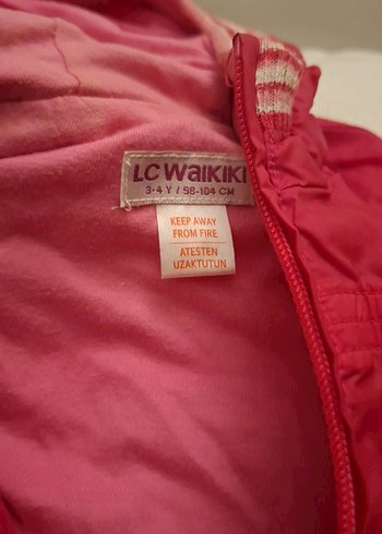 Kapüşonlu Nakışlı Kız Çocuk Pembe Mont - Görsel 3