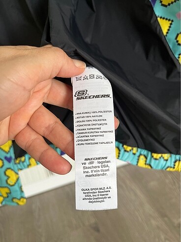 11-12 Yaş Beden çeşitli Renk Skechers kız çocuk mont