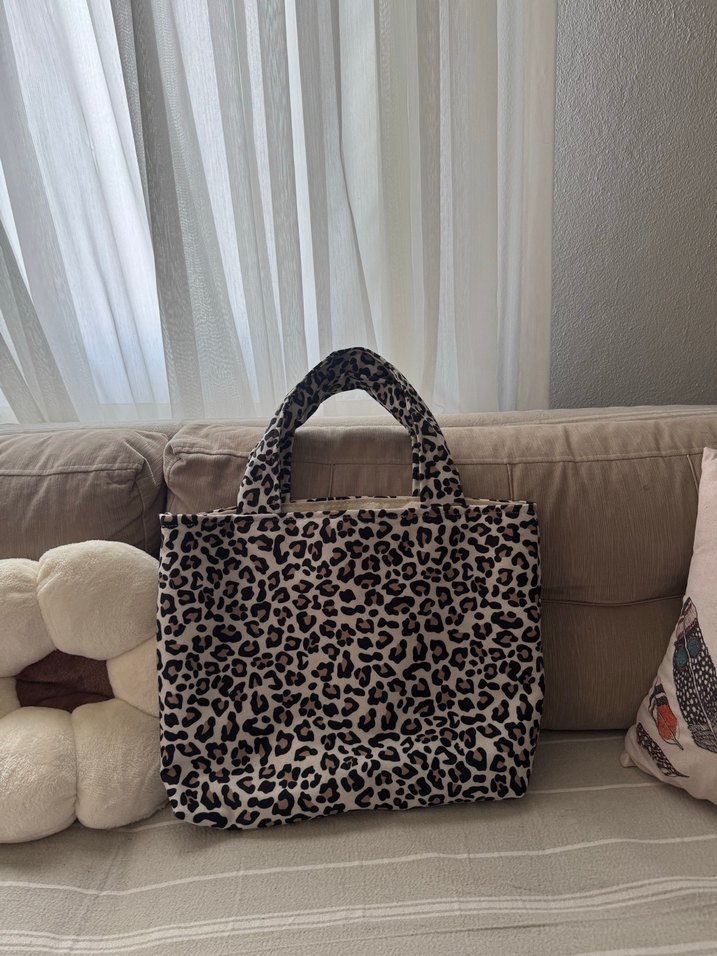 Leopar Desenli Kadın Günlük Çanta - Görsel 2