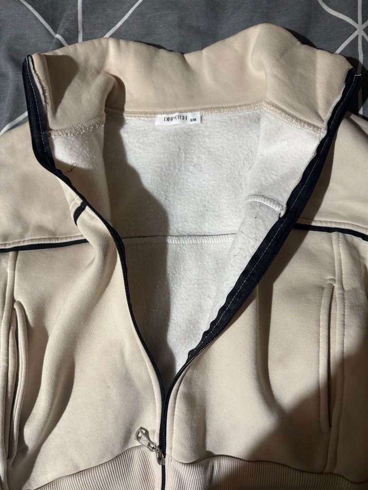 Fermuarlı Yüksek Yakalı Kadın Sweatshirt - Görsel 2