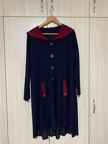 Lacivert bordo hırka