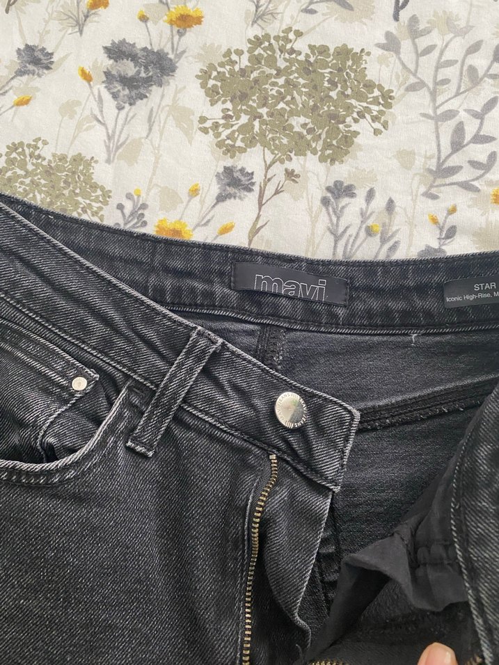 Siyah  Midi Kot Pantolon - Görsel 2