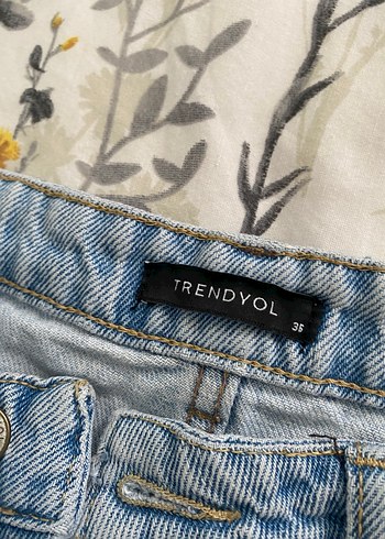 Yırtık Detaylı Wide Leg Pantolon - Görsel 3