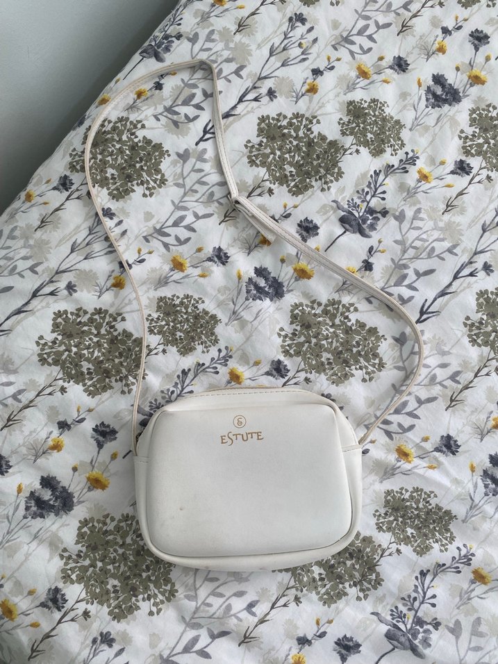 Beyaz Minimalist Kadın Çanta - Görsel 2