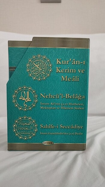  Kur'an-ı Kerim - Nehcül Belağa - Sahife-i Seccadiye Seti