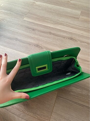 Beden Yeşil clutch çanta