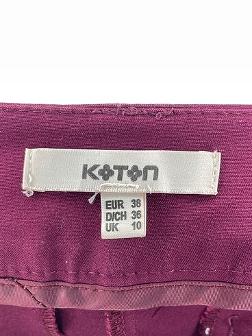 38 Beden bordo Renk Koton Düz Kesim %70 İndirimli.