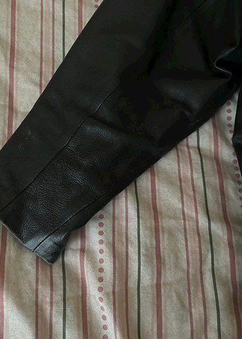 Siyah Deri Kadın Ceket - Görsel 6