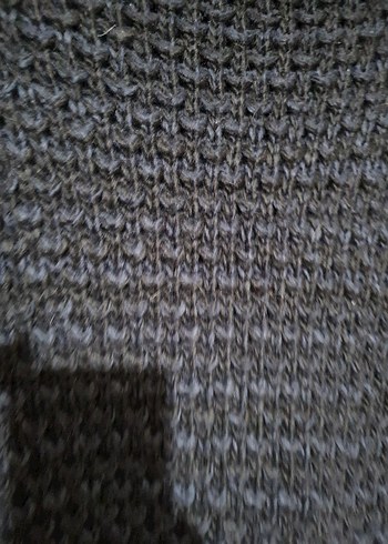 lacivert adın Boğazlı Kolsuz Örgü panco - Görsel 2