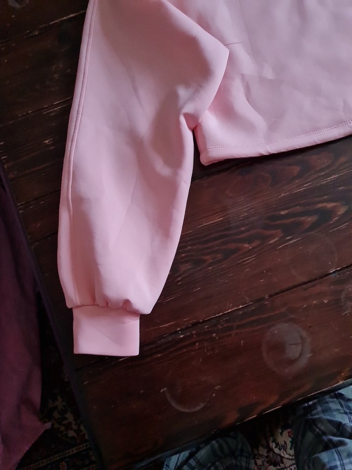 Pembe Mini Baskılı Uzun Kollu Sweatshirt - Görsel 4