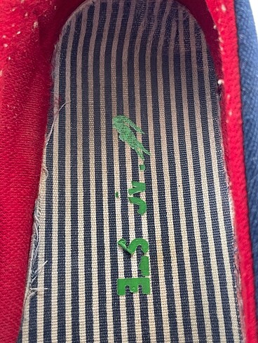 39 Beden lacivert Renk Lacoste Spor Ayakkabı %70 İndirimli.