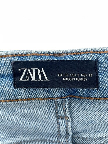 38 Beden mavi Renk Zara Jean / Kot %70 İndirimli.