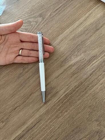diğer Beden beyaz Renk Swarovski simli kalem