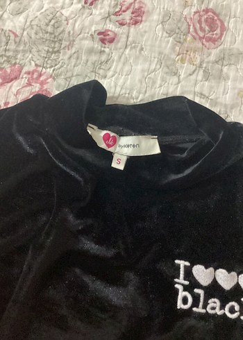 Siyah Uzun Kollu bluz - Görsel 3