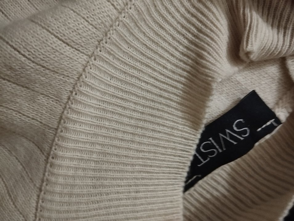 Krem Triko Kadın Kazak - Görsel 4