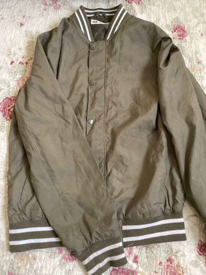 haki Düğmeli Kadın Ceket - Görsel 3