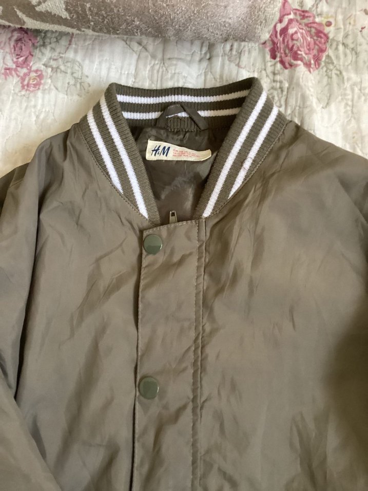 haki Düğmeli Kadın Ceket - Görsel 2