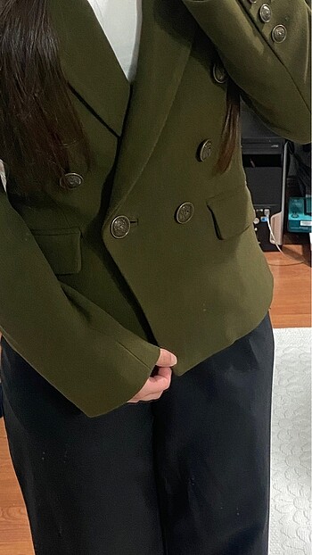 xs Beden haki Renk Mango Blazer Ceket