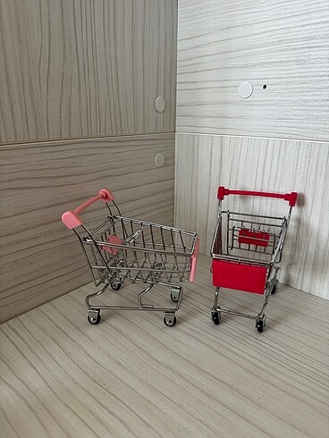 Beden Renk Süs Mini Market Arabası Sunumluk