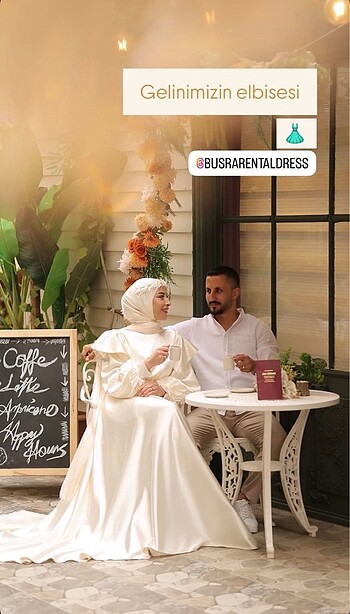 Abiye Tesettür nikah abiyesi