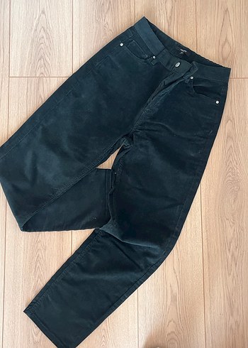 Kadın haki Regular Fit Denim Pantolon