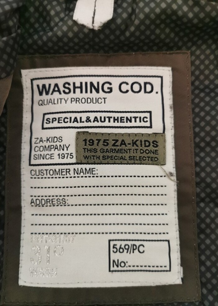 Zara Kids erkek çocuk kışlık mont  - Görsel 2