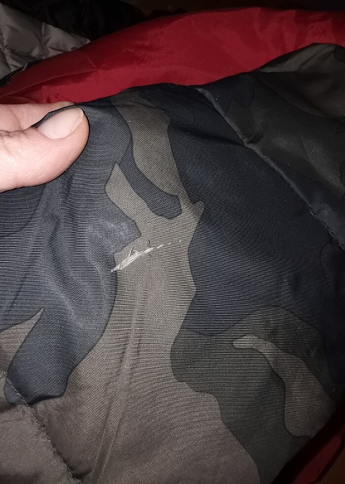 Mango Kamuflaj erkek çocuk kışlık mont  - Görsel 4