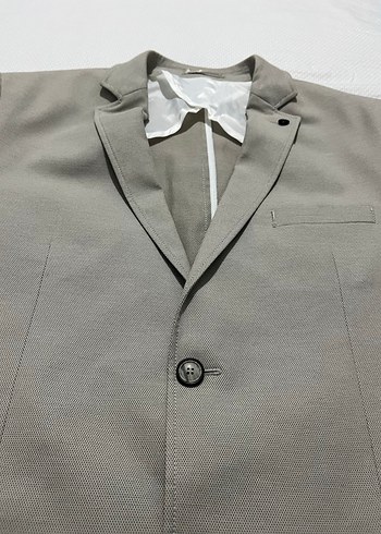 Bej Erkek Normal Kesim Ceket - Görsel 2