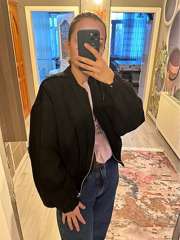 Milla bomber tüvit ceket - Görsel 3