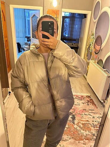 Milla şişme mont - Görsel 3